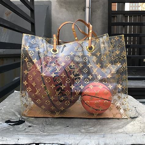 clear louis vuitton tote replica|louis vuitton transparent backpack.